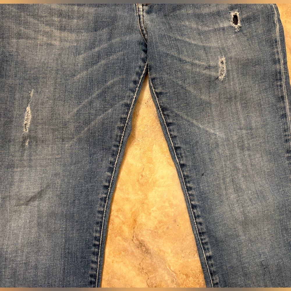 Dolce & Gabbana Logo Plaque Distressed Skinny Jeans Size 46  US Size 10 - Picture 4 of 16
